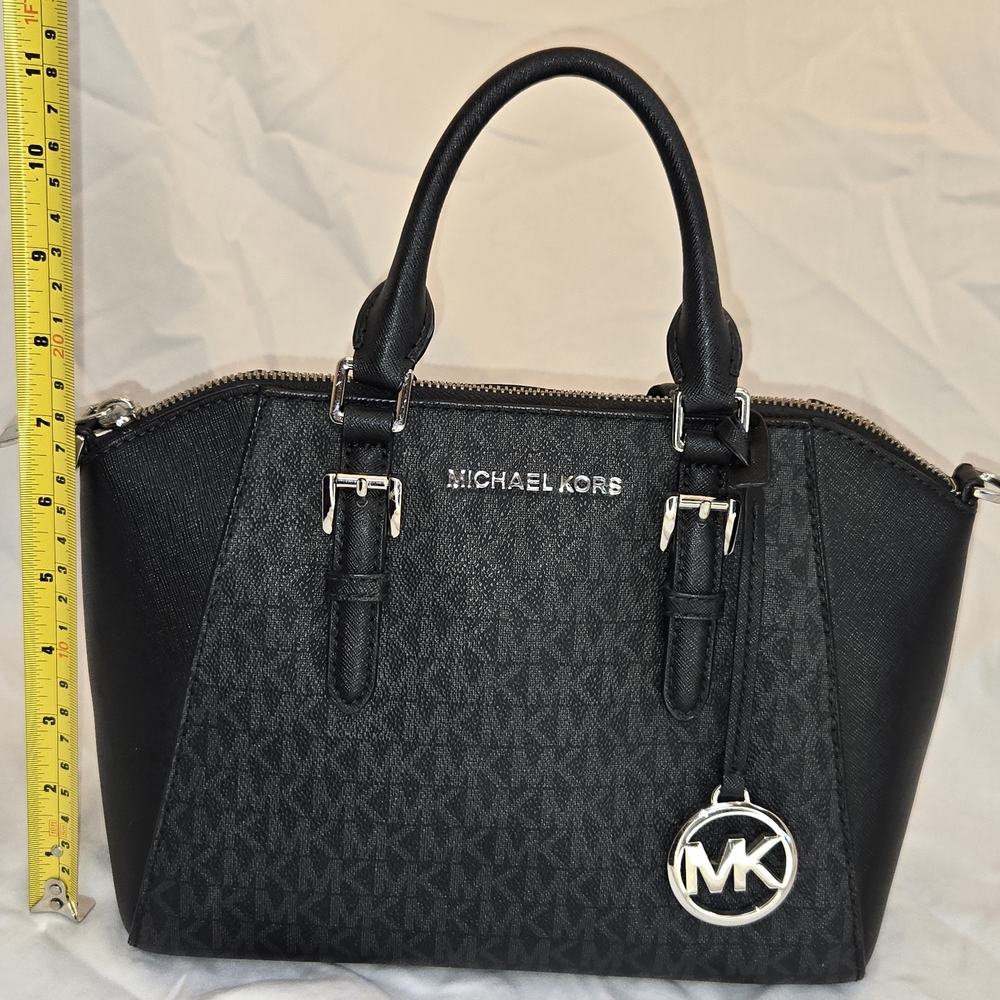 Michael Kors Satchel with Silver Accents